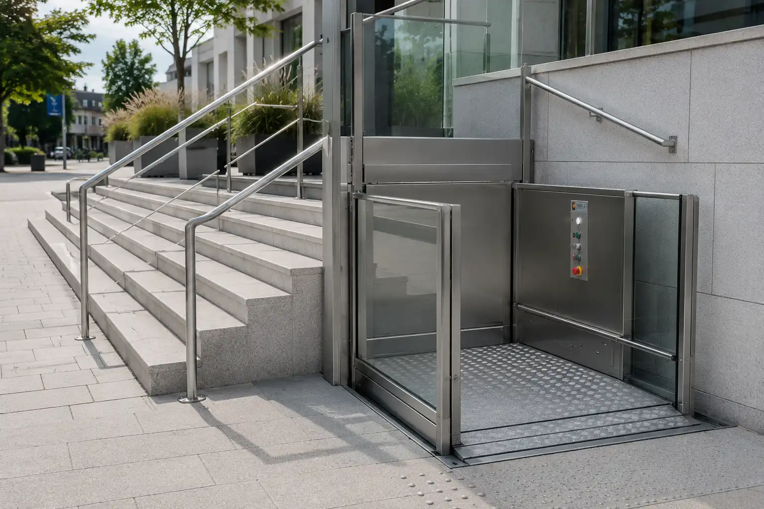 Barrierefreier Lift oeffentlicher Bereich